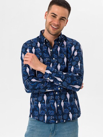 By Diess Collection Slim fit Πουκάμισο σε μπλε