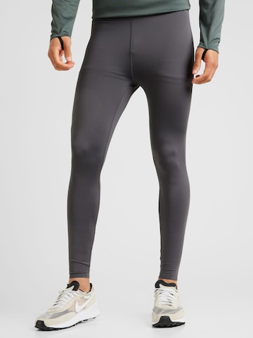 Skinny Pantalon de sport On en gris : devant