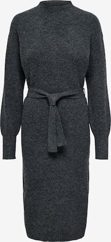 ONLY Knitted dress 'THILDE' in Grey: front