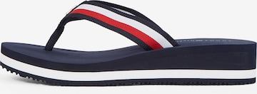 TOMMY HILFIGER T-bar sandals in Blue: front