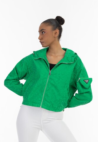 MYMO Prechodná bunda - Zelená: predná strana