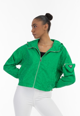 MYMO Between-season jacket in Green: front