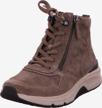 GABOR Lace-Up Ankle Boots in Brown: front