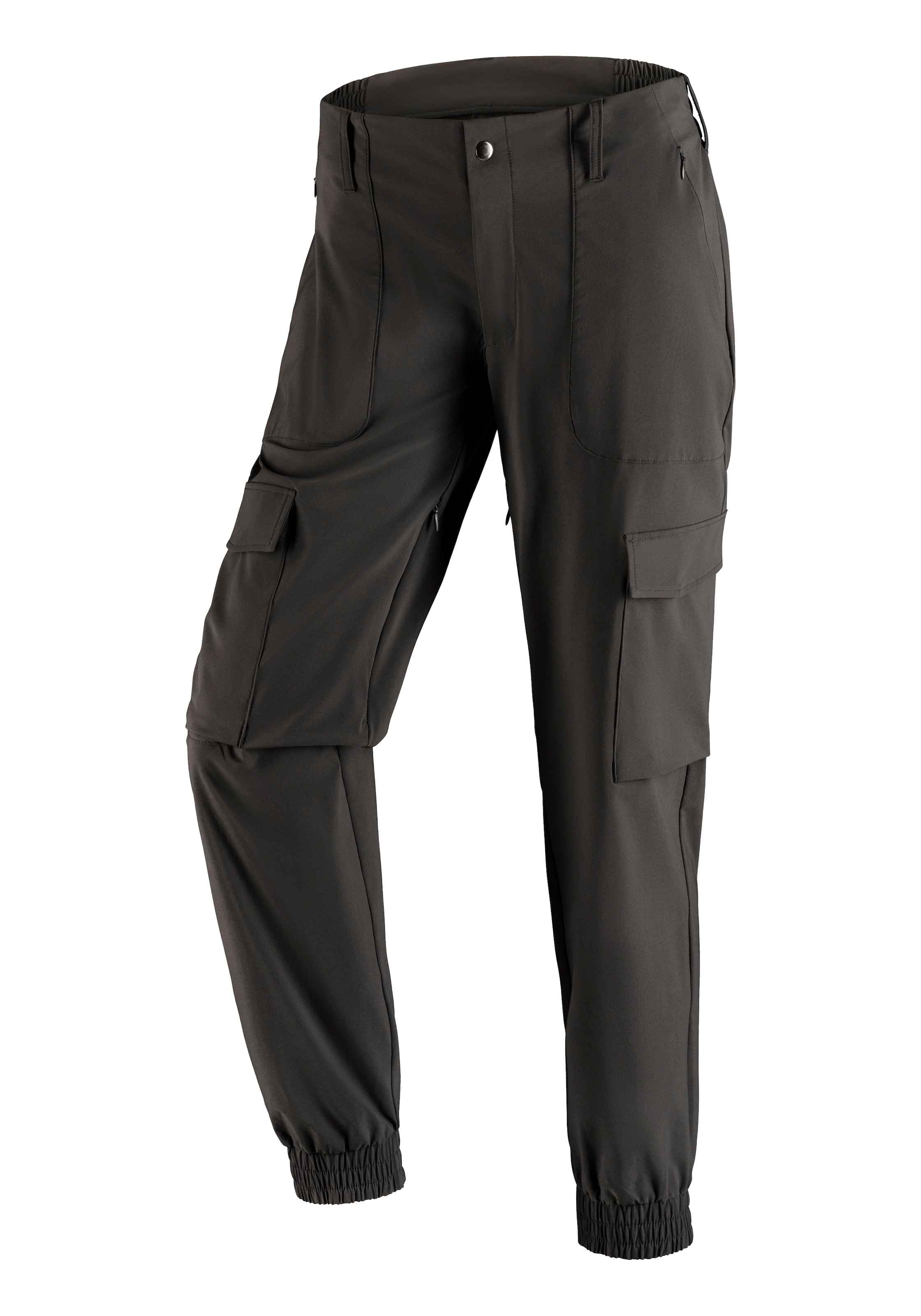 melns VIVANCE Pakapēniski sašaurināts piegriezums Funkcionālas bikses 'Active'