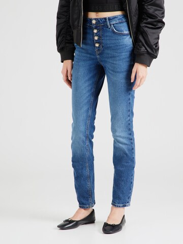 GUESS Slimfit Jeansy '1981' w kolorze niebieski: przód