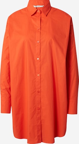 Camicia da donna di Summum in arancione: frontale