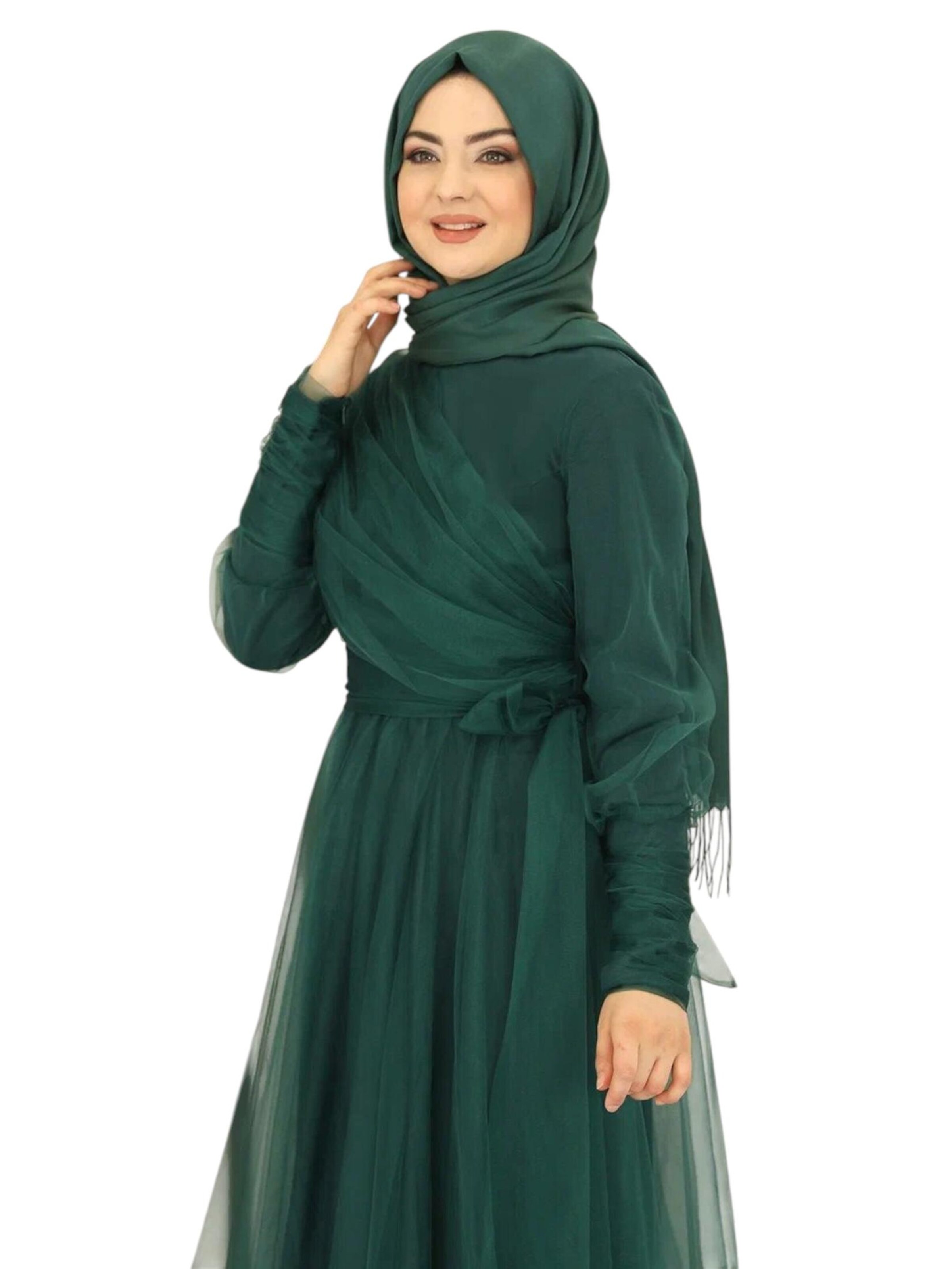 Robe de soirée 'INCI' fashionshowcase en vert