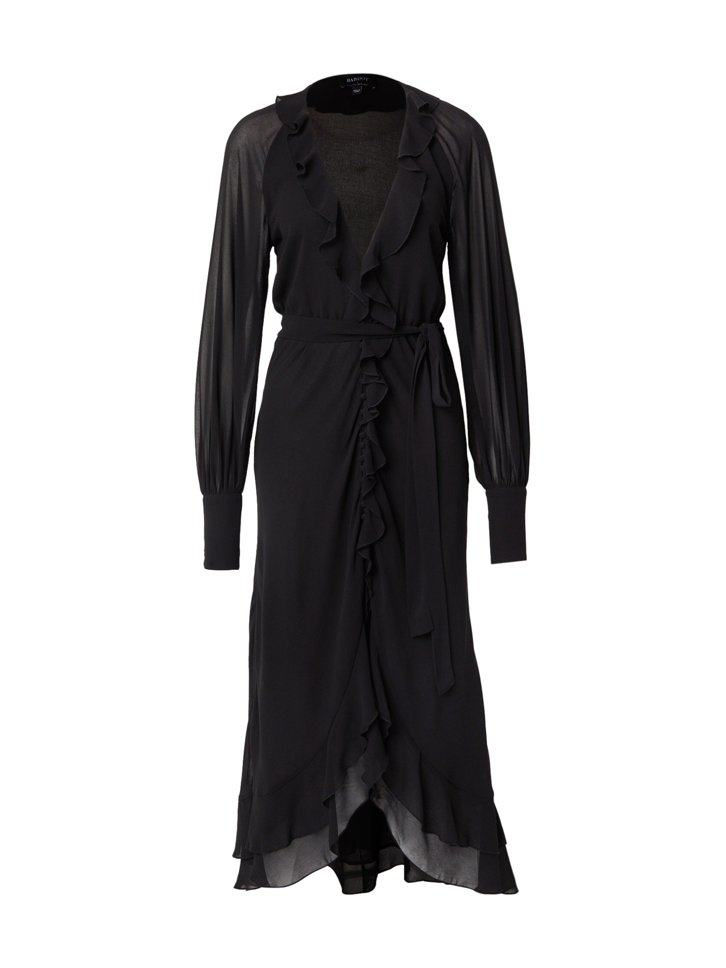 Bardot Šaty 'Barol' - Čierna: predná strana