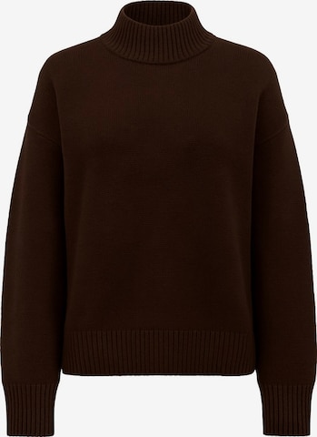 Pull-over oversize MANUKA en marron : devant