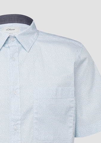 s.Oliver Slim Fit Hemd in Blau