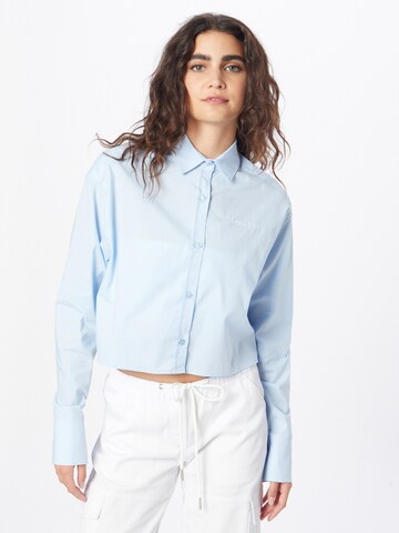 Pegador Blouse 'HOLIDAY' in Blauw: voorkant