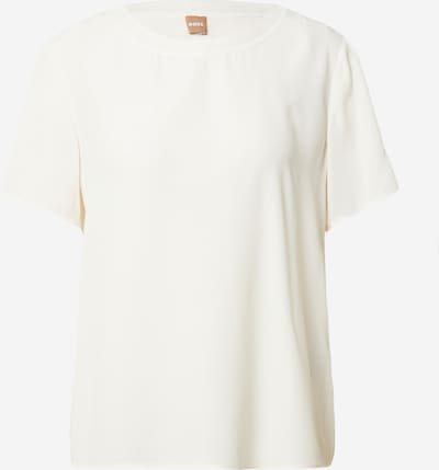 BOSS T-shirt 'Iiyeana' en blanc cassé, Vue avec produit