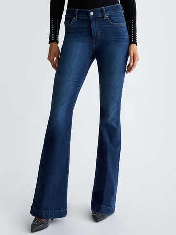 Flared Jeans di Liu Jo in blu: frontale