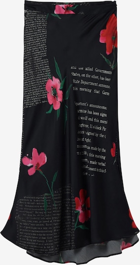 Desigual Falda en verde / rosa / negro, Vista del producto