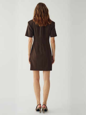 Noella Dress ' N-Myriam ' in Braun: Rückseite