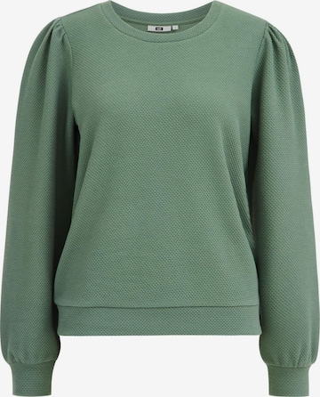 WE Fashion Sweatshirt i grønn: forside