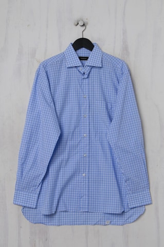 BURGER Button Up Shirt in L in Blue: front