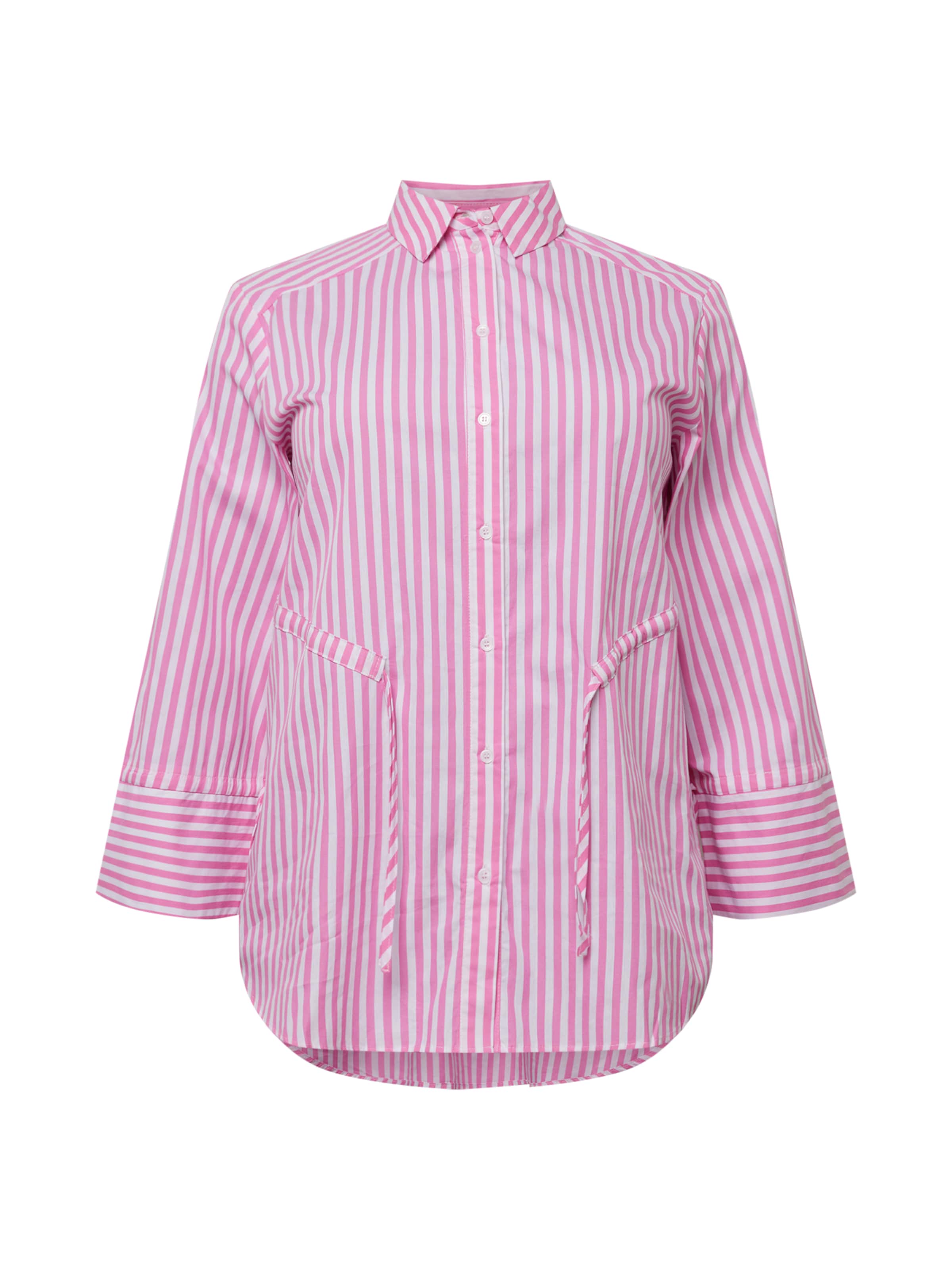 Guido Maria Kretschmer Curvy Chemisier 'Christin' en rose / blanc, Vue avec produit