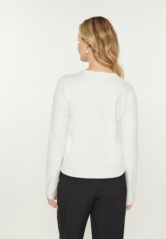 Pull-over 'Classic' usha BLACK LABEL en blanc