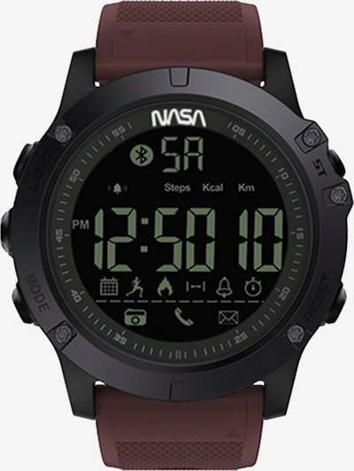 NASA Digitaal horloge 'Statement' in de kleur Bruin / Zwart, Productweergave