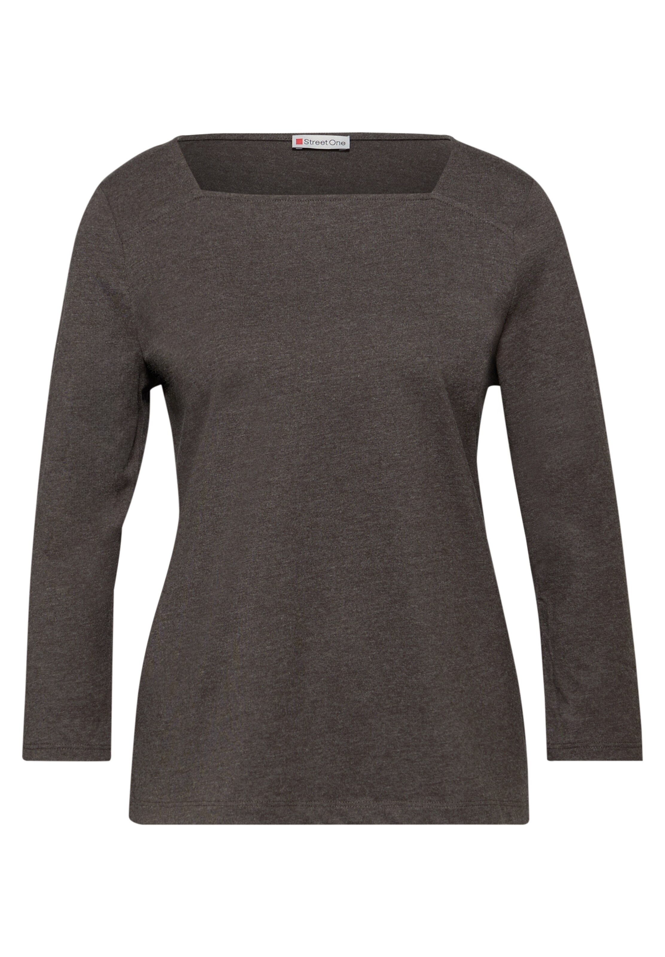 STREET ONE Shirt in Brown: front