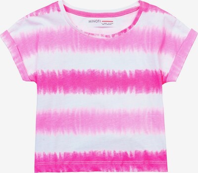 MINOTI Camiseta en rosa / blanco, Vista del producto