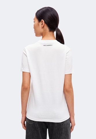 Karl Lagerfeld - Camisa 'Rue St-Guillaume' em branco