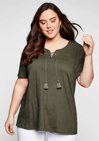 SHEEGO Shirt in Green: front