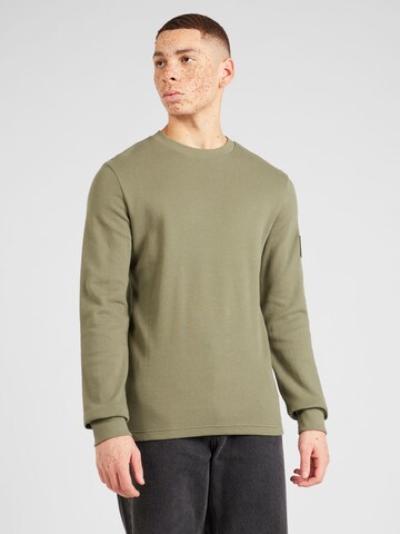 T-Shirt Calvin Klein Jeans en vert : devant