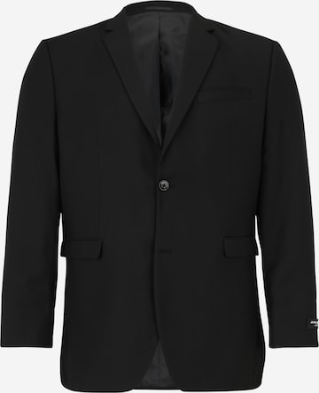 Coupe slim Veste de costume 'SOLARIS' Jack & Jones Plus en noir : devant