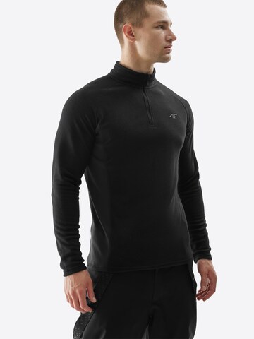 4F Αθλητικό πουλόβερ σε μαύρο: μπροστά