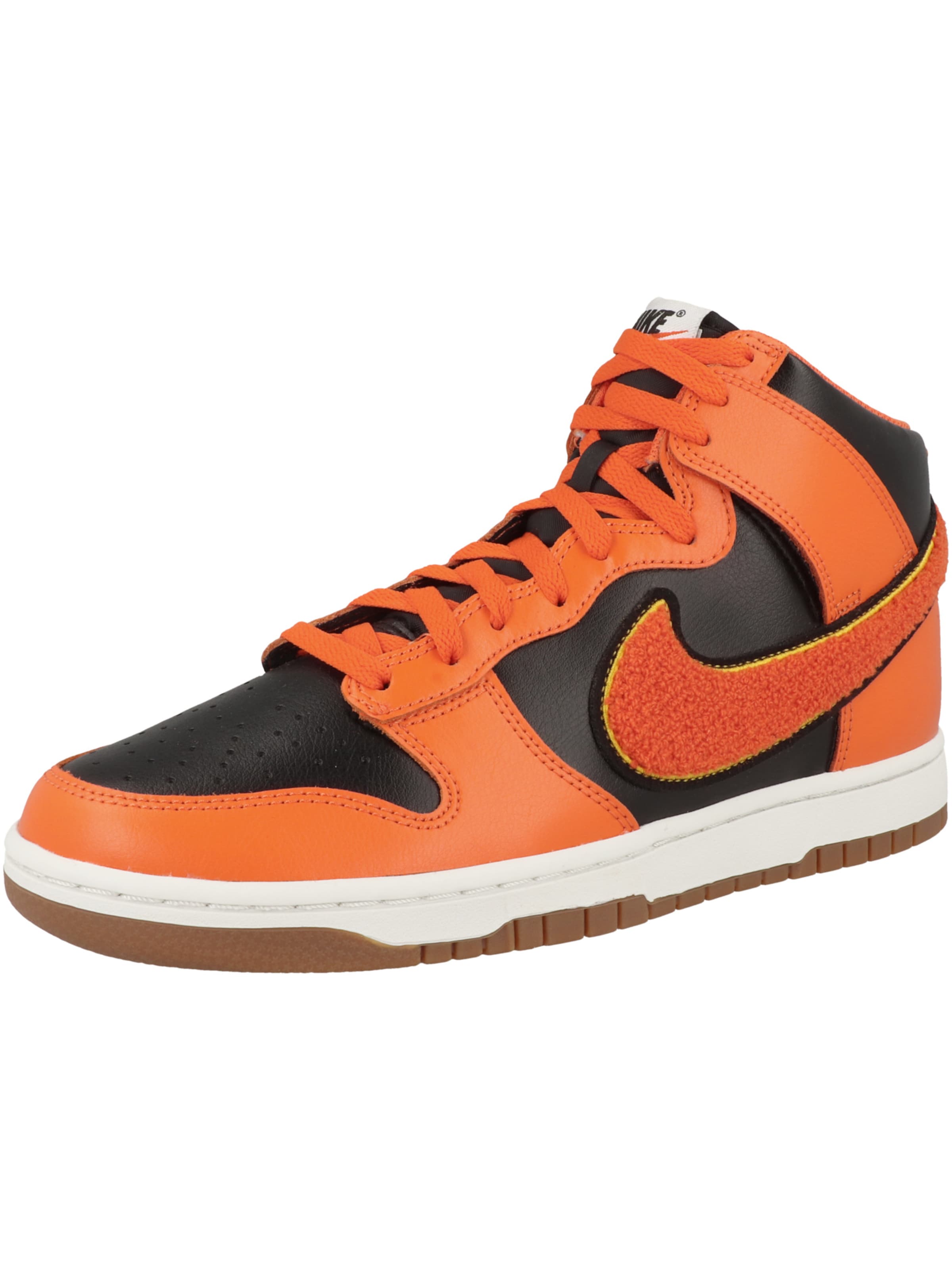 Sneaker bassa 'Dunk High Retro' di Nike Sportswear in arancione: frontale