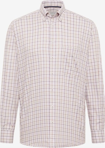 ETERNA Comfort fit Button Up Shirt in Brown: front