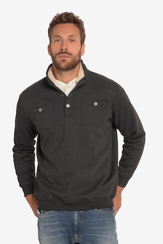 JP1880 Sweatshirt in Grijs: voorkant