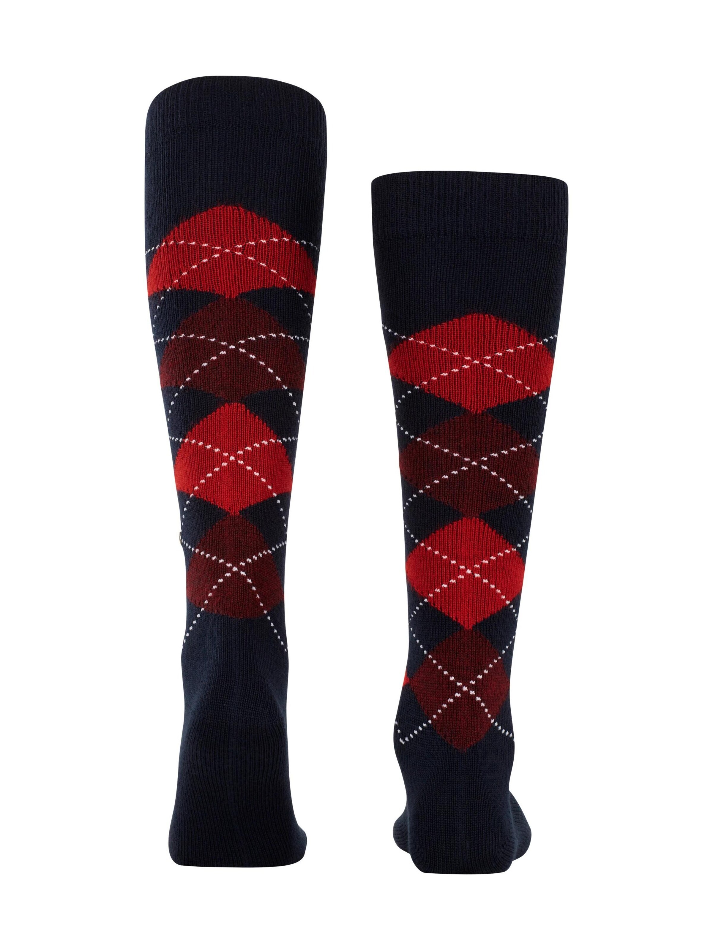 BURLINGTON Kniestrümpfe 'Preston'‌‌‌‌‌‌ in Blau