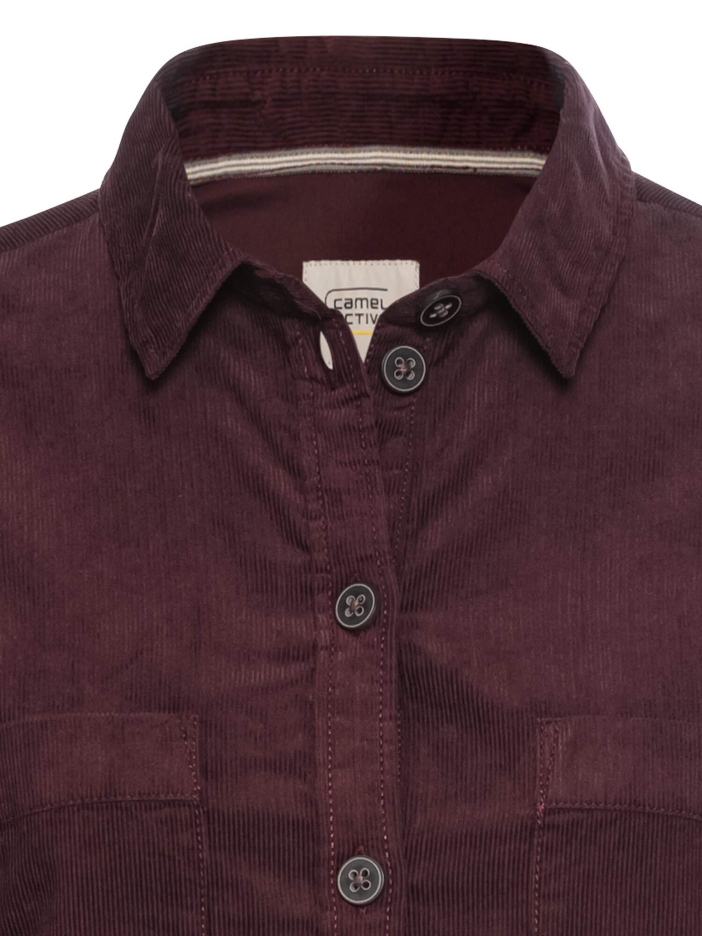 CAMEL ACTIVE Cordkleid aus reiner Baumwolle in Rot