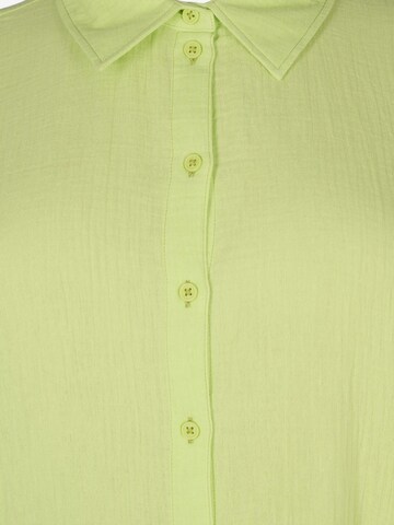 Camicia da donna 'RUBI' di Zizzi in verde