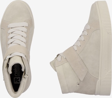 Rieker EVOLUTION High-Top Sneakers in Beige