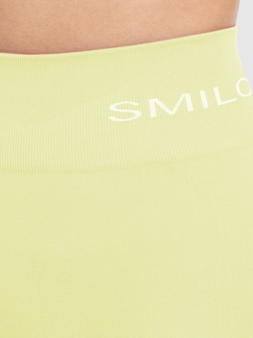 Smilodox Skinny Sports trousers in Yellow