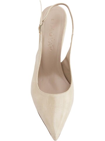 Sandalo 'Tira' di Limoya in beige
