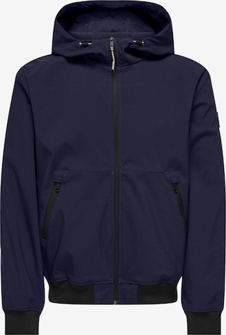 Only & Sons Between-Season Jacket 'BOWIE ' in Blue: front