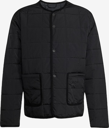 ADIDAS ORIGINALS - Chaqueta de entretiempo en negro: frente