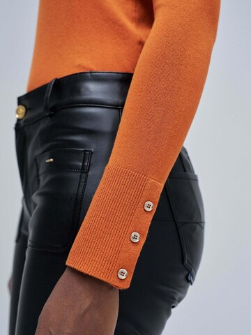 Salsa Jeans Pullover 'Basic Long Sleeve'‌‌‌ in Orange