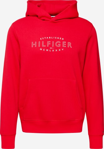 Sweat-shirt TOMMY HILFIGER en rouge : devant