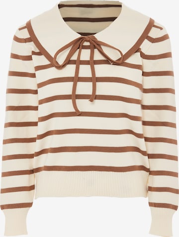 NAEMI Trui in Wit: voorkant