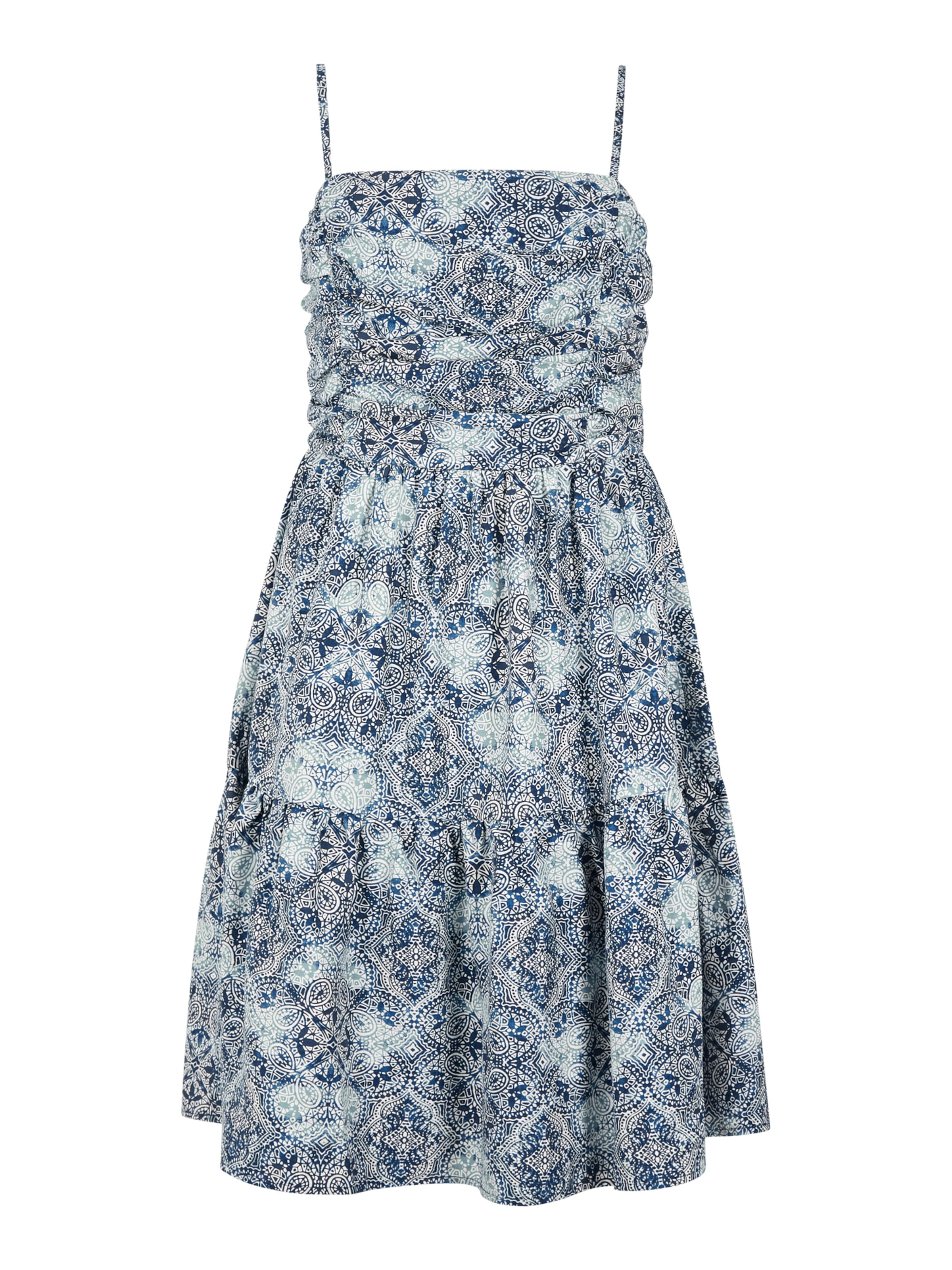 Apricot Jurk in Blauw: voorkant