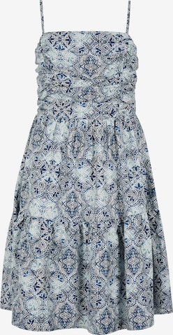 Apricot Jurk in Blauw: voorkant