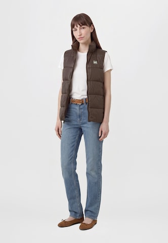 Gap Tall Vest in Brown: front