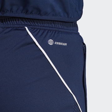 ADIDAS PERFORMANCE Slim fit Workout Pants 'Tiro  23 League' in Blue
