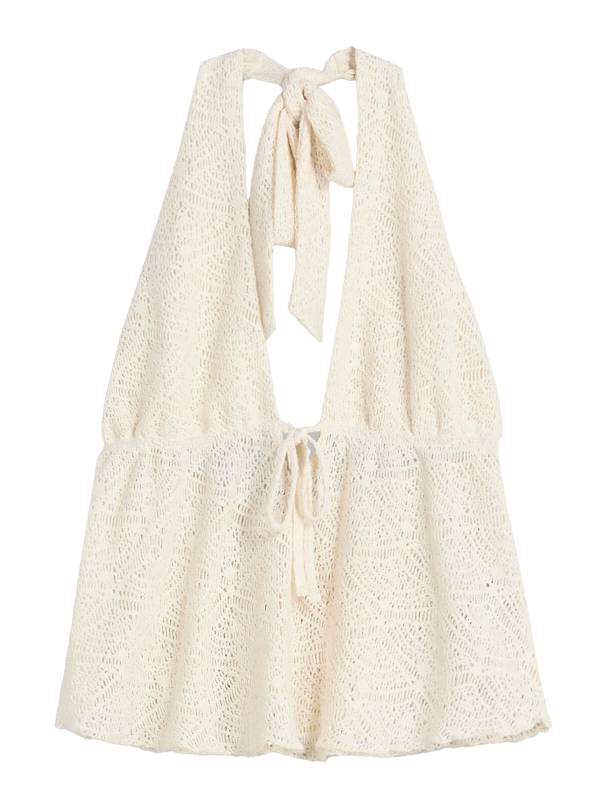 Bershka Sticktop i beige: forside